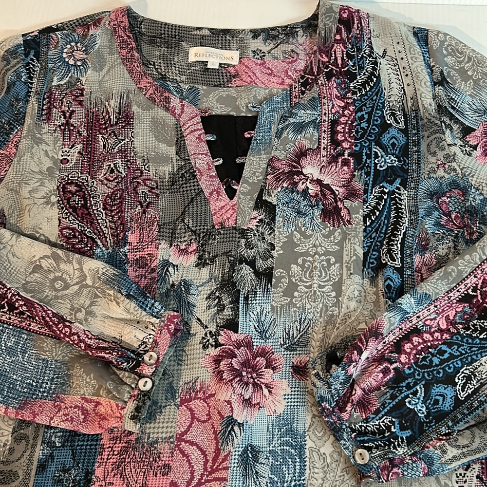 Northern Reflections Women’s Large Popover Blouse Tunic
